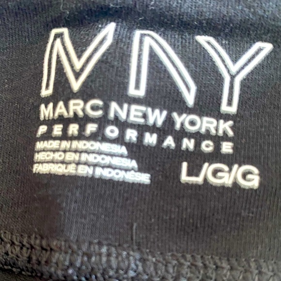 Marc New York performance designer leggings with open lattice front of legs L
C - Picture 6 of 8
